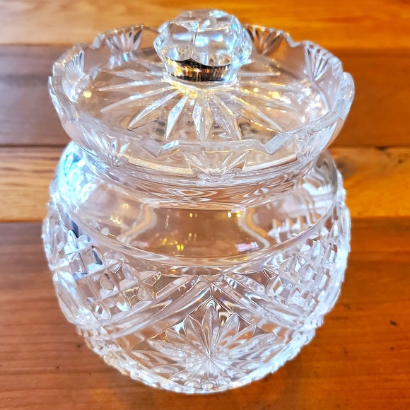 Waterford Crystal Lidded Round Bisquit Jar